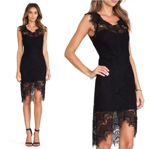 Free People Lace Peek a boo Dress - Picture 2 of 12